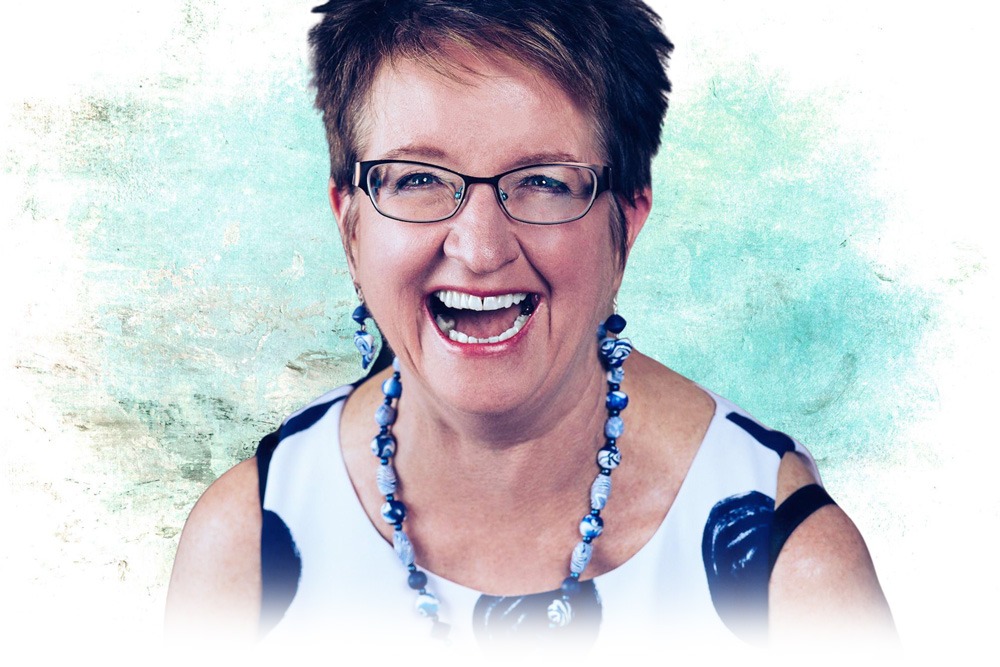 Joan M Brooks, Laughing in picture, happy picture